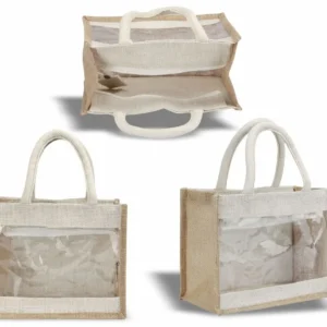 Jute Bag 07 Window: Medium