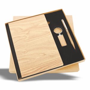 Gift set wooden - ( Diary, PEN, Keychain )